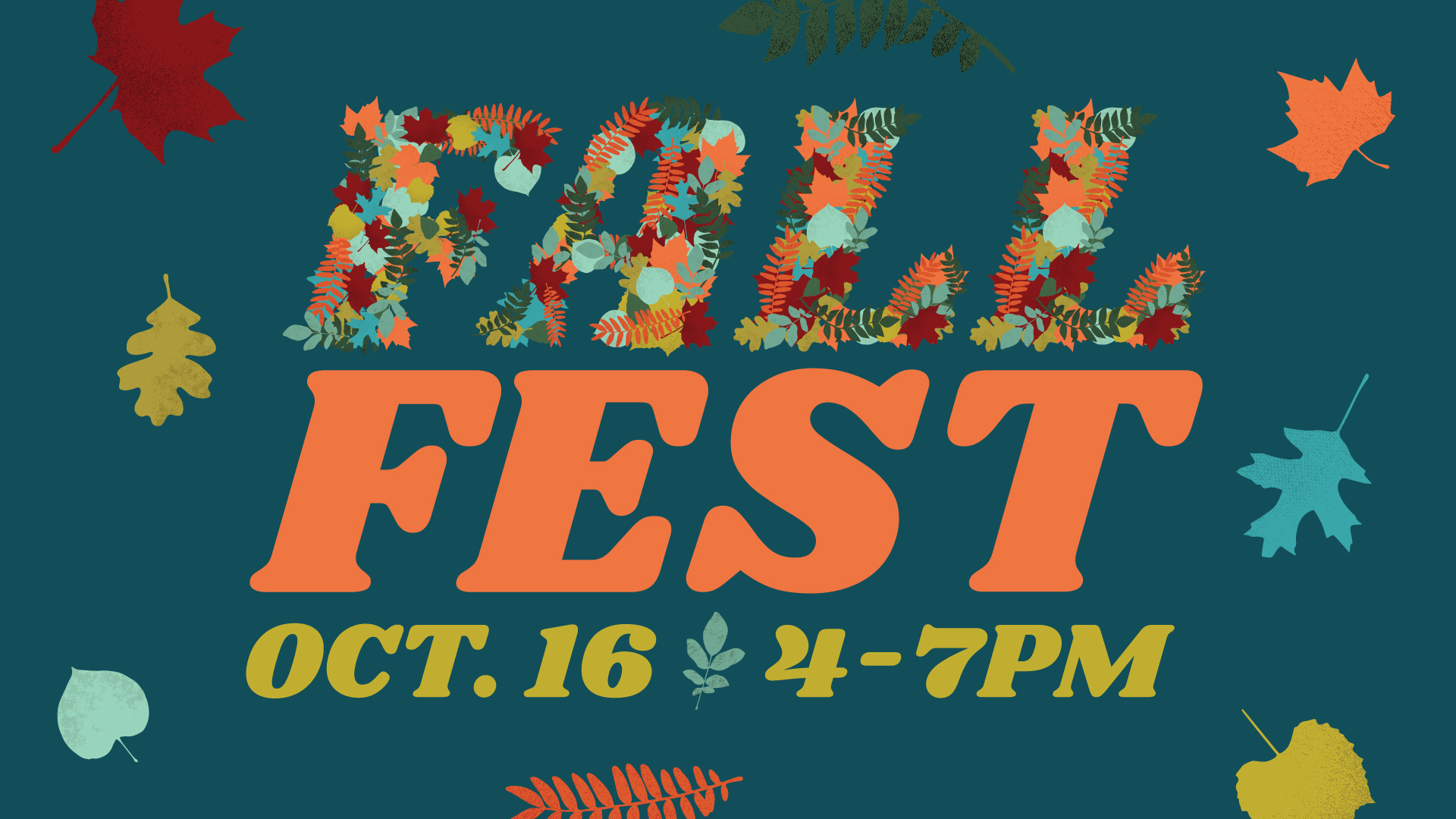 Fall Fest 2022 | October 16 | 4-7PM