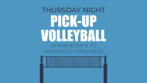 Thursday night pick up volleyball will be intermediate to advanced open nets in the Manor Church gym. Players should be 16 years old (exceptions may be made by the church), have at least a couple of years of experience, and be able to demonstrate fundamental volleyball skills like serving, passing, setting, hitting, blocking, and defensive skills, as well as knowledge of where to position themselves on the court. Play will be more competitive than on Monday nights. We will play from 6-9:45pm.